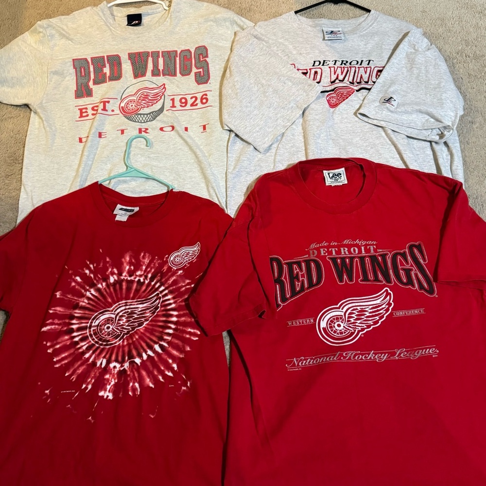 Vintage Redwings tees